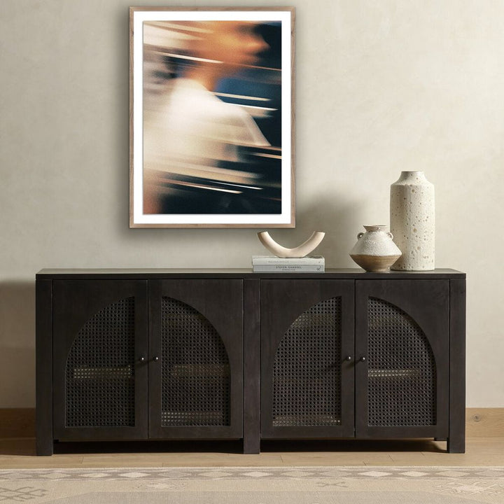 Wall Art Marine Ii By Coup D'Esprit - 30"X40" - Rustic Walnut - Framed Paper