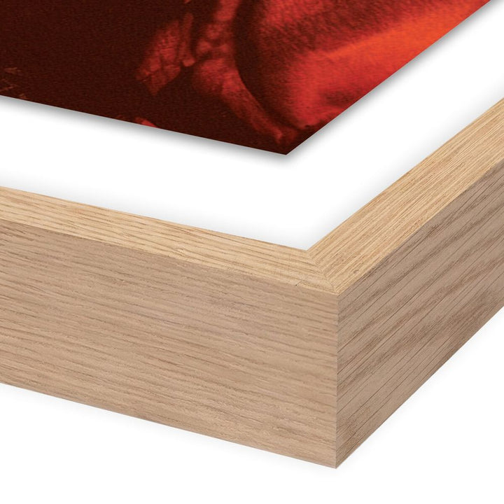 Wall Art Sunset Horses By Coup D'Esprit - 24"X18" - White Oak