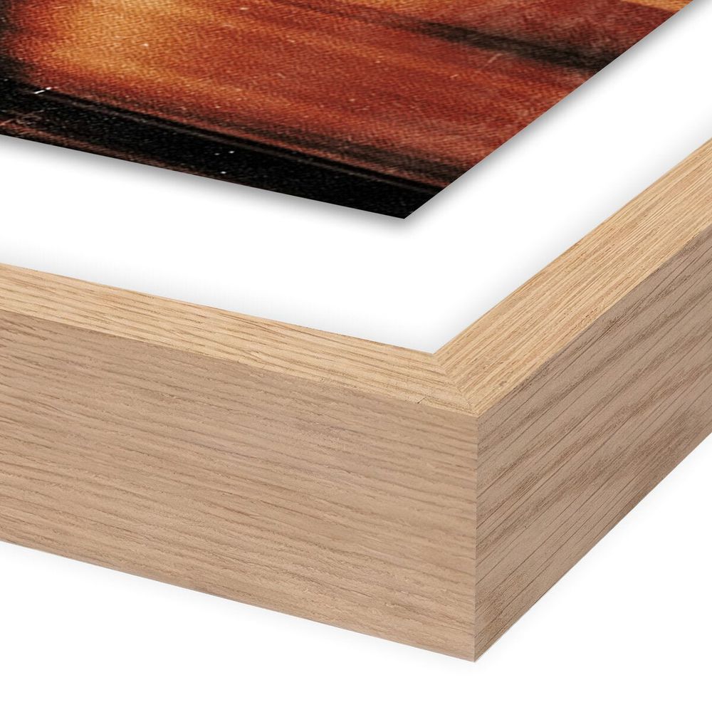 Wall Art Shadow By Coup D'Esprit - 32"X24" - White Oak