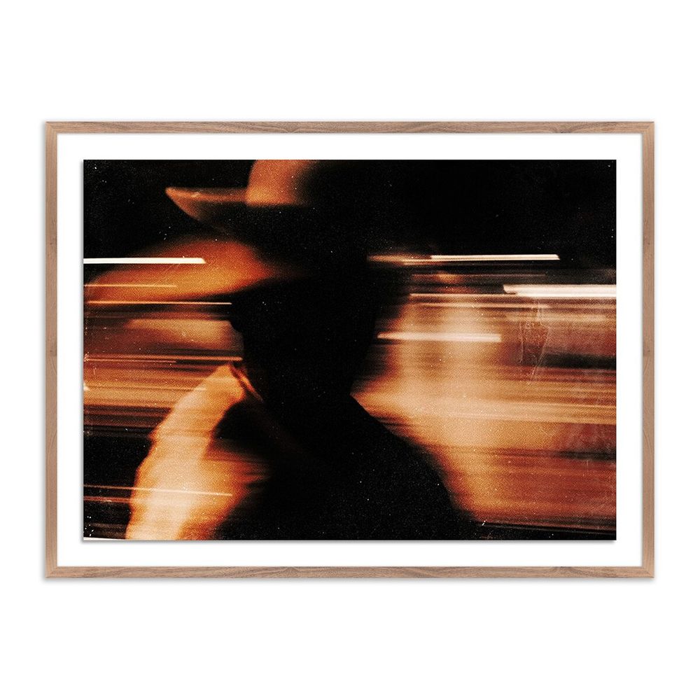 Wall Art Shadow By Coup D'Esprit - 24"X18" - Rustic Walnut