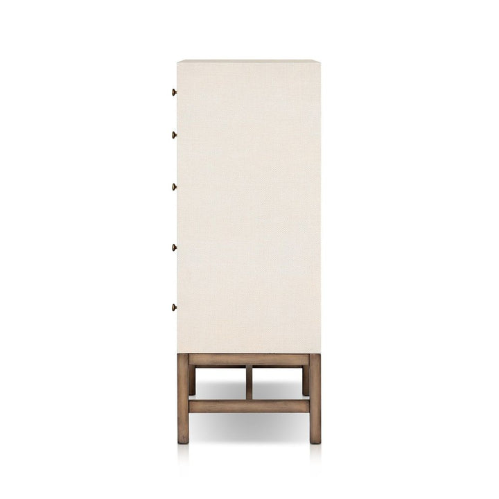 Dressers & Chests Fiona Tall Dresser - Ivory Painted Raffia