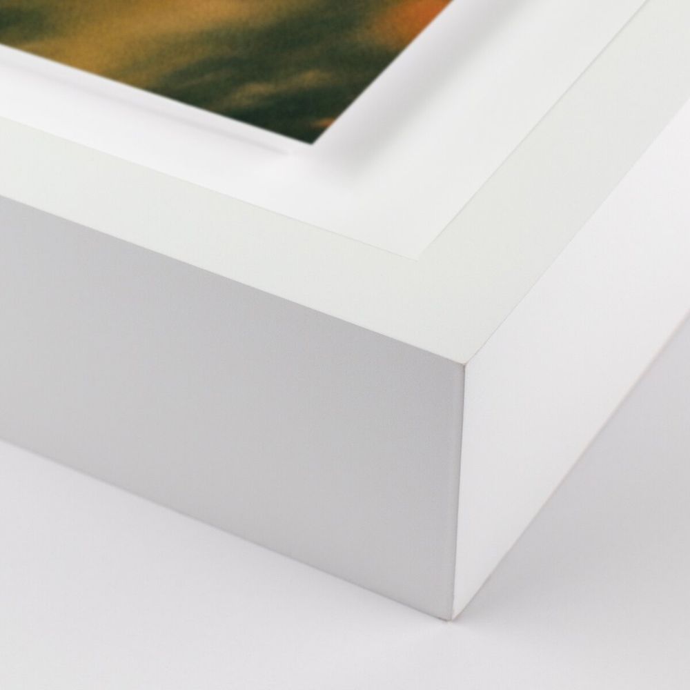 Wall Art Prairie I By Coup D'Esprit - 48"X36" - White Maple - Paper Frame