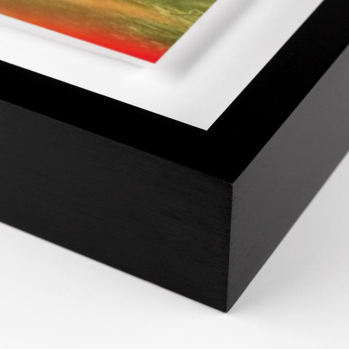 Wall Art Prairie Ii By Coup D'Esprit - 48"X36" - Black Maple - Framed Paper