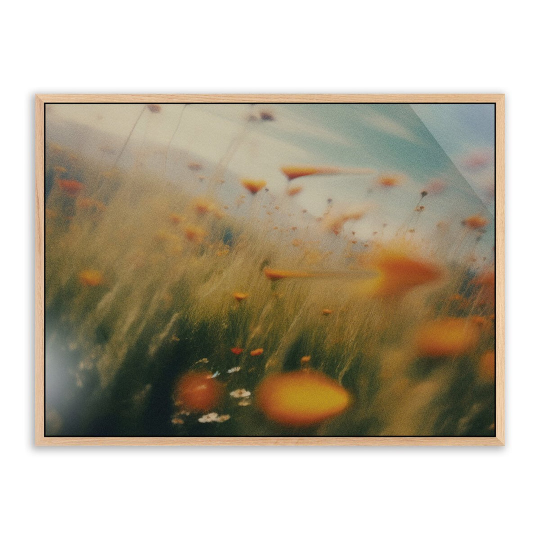 Prairie I By Coup D'Esprit - 48"X36" - White Oak - Metal Frame