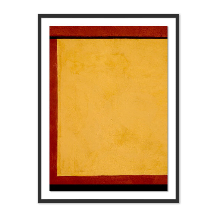 San Miguel Walls 20 Left By Geoffrey Baris - 18"X24" - Black Maple