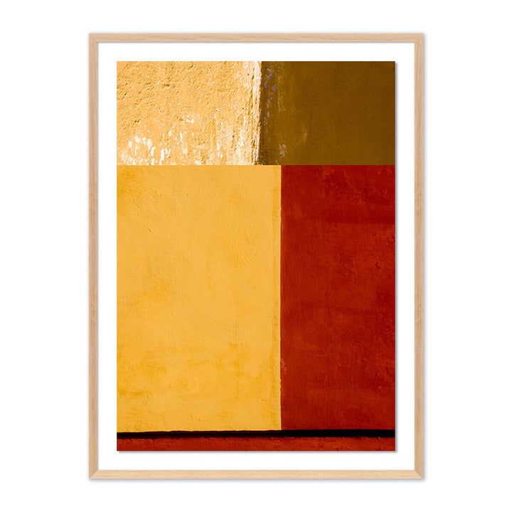 San Miguel Walls 21 Right By Geoffrey Baris - 30"X40" - White Oak