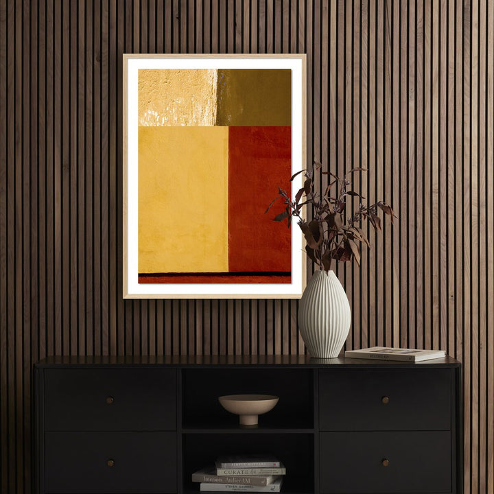 San Miguel Walls 21 Right By Geoffrey Baris - 30"X40" - White Oak