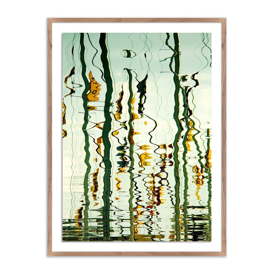 Wired By Geoffrey Baris - 24"X32" - Rustic Walnut - Framed Paper