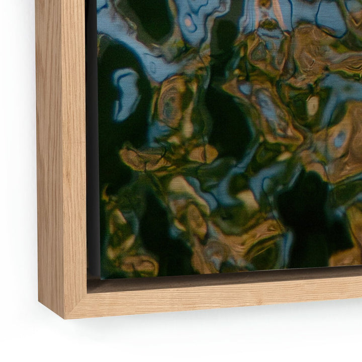 Reflecting Blue By Geoffrey Baris - 24"X32" - White Oak