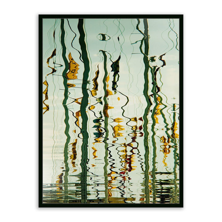 Wired By Geoffrey Baris - 24"X32" - Black Maple - Framed Metal