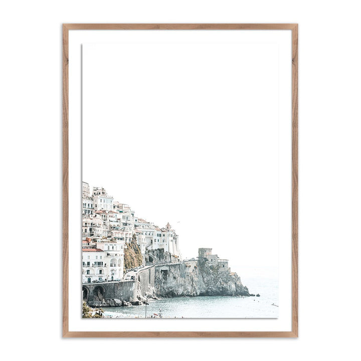 Amalfi Overexpose By Natalie Obradovich - 48"X72" - Rustic Walnut