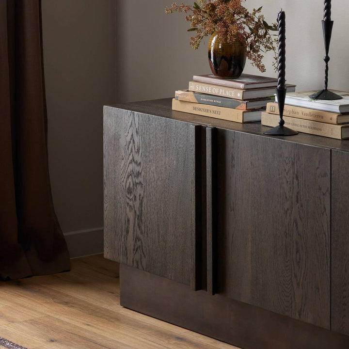 Madrid Media Console - Coffee Iron