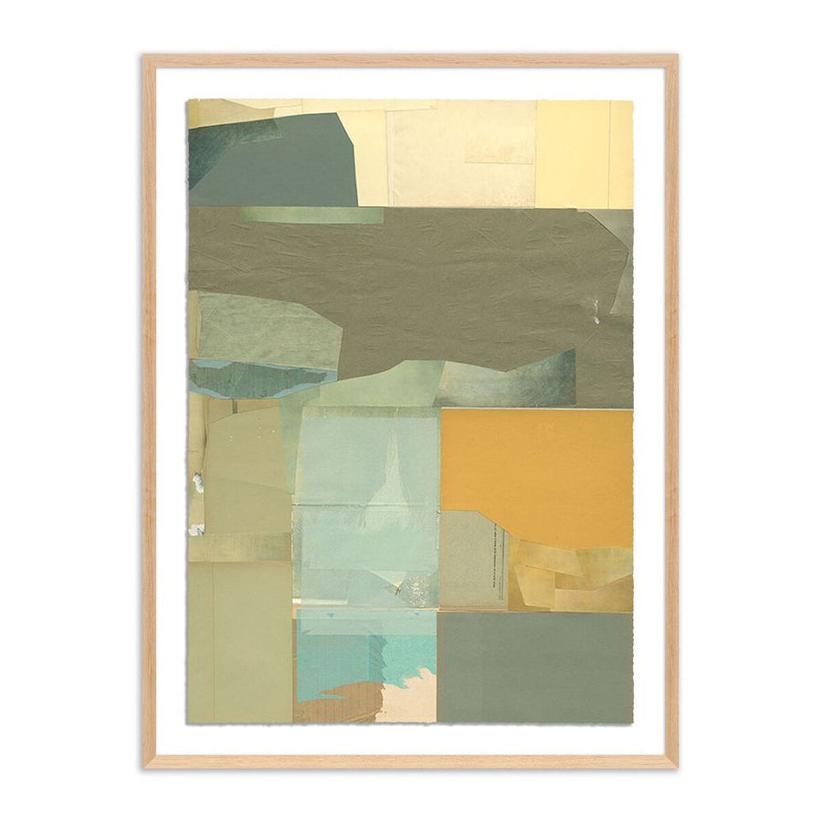 Wall Art Orange By Amy Berlin - 30"X40" - White Oak