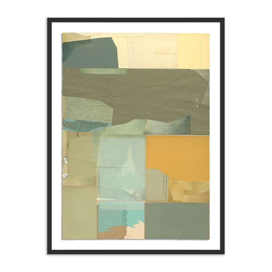 Wall Art Orange By Amy Berlin - 36"X48" - Black Maple