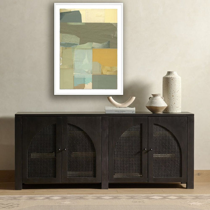 Wall Art Orange By Amy Berlin - 30"X40" - White Maple