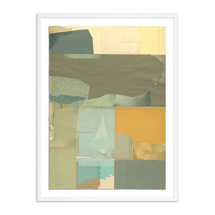 Wall Art Orange By Amy Berlin - 36"X48" - White Maple