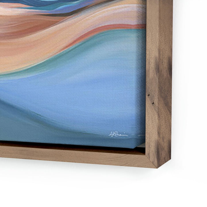 Find Me At The Rose Devine By Ahn Hee Strain - 24"X32" - Rustic Walnut