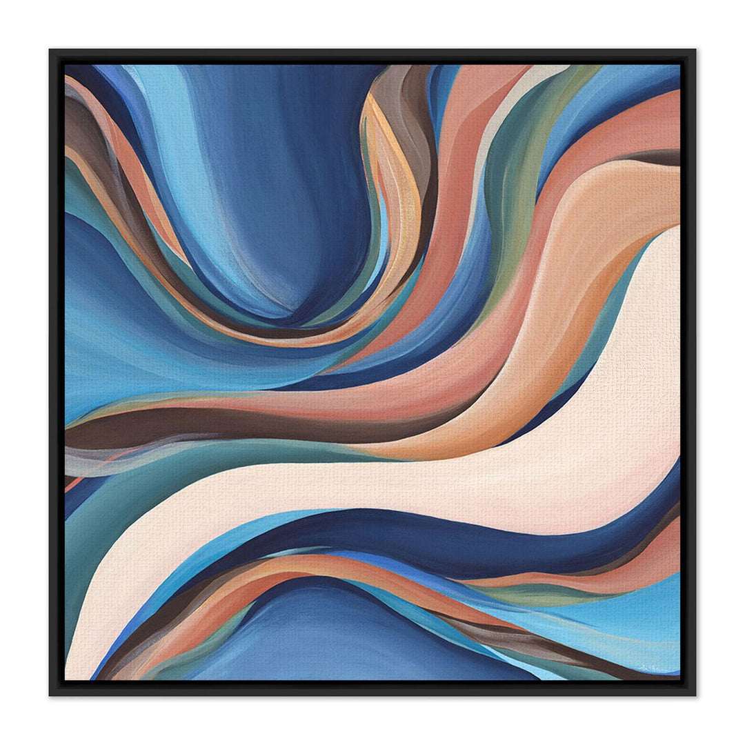 Forward Flow By Ahn Hee Strain - 40"X40" - Black Maple