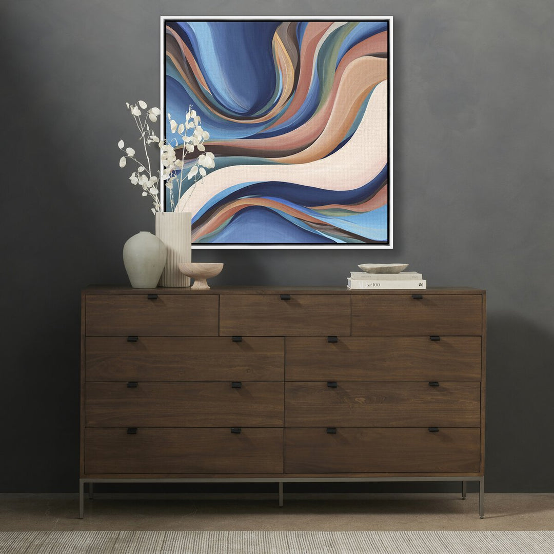 Forward Flow By Ahn Hee Strain - 40"X40" - White Maple