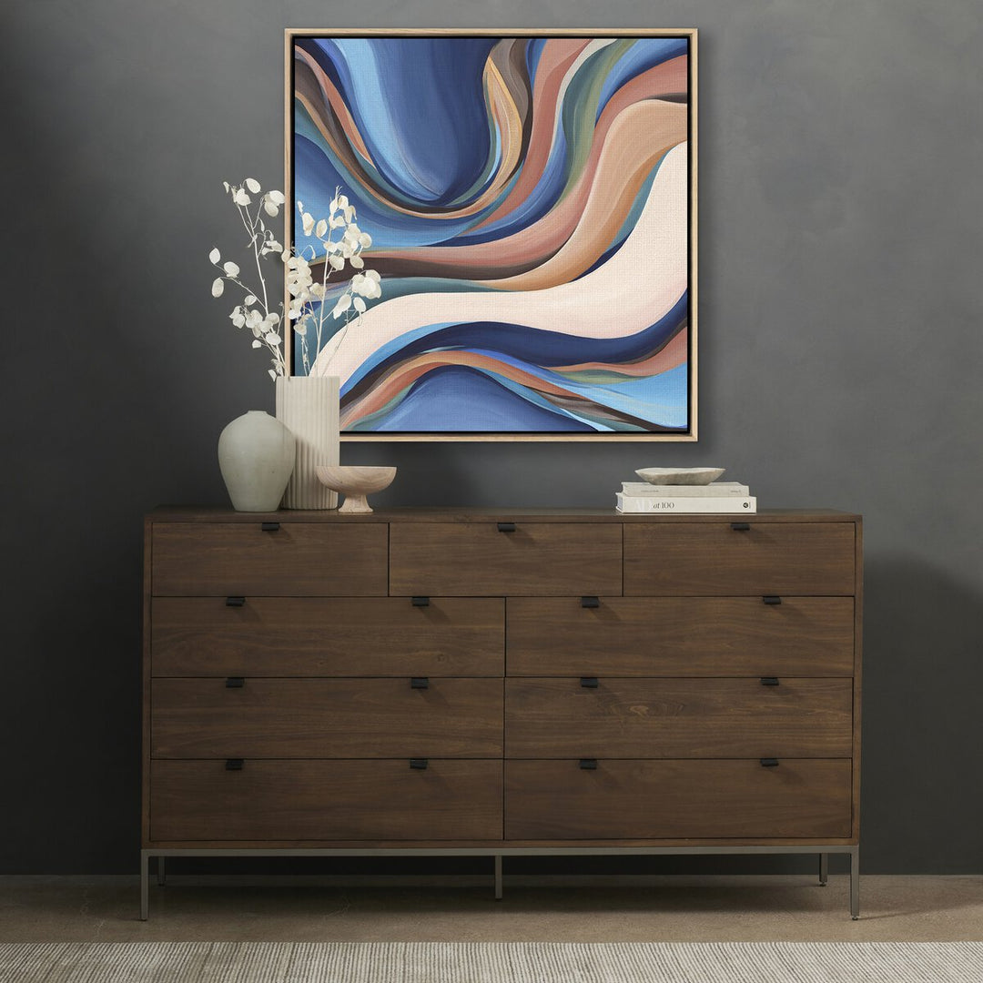 Forward Flow By Ahn Hee Strain - 40"X40" - White Oak