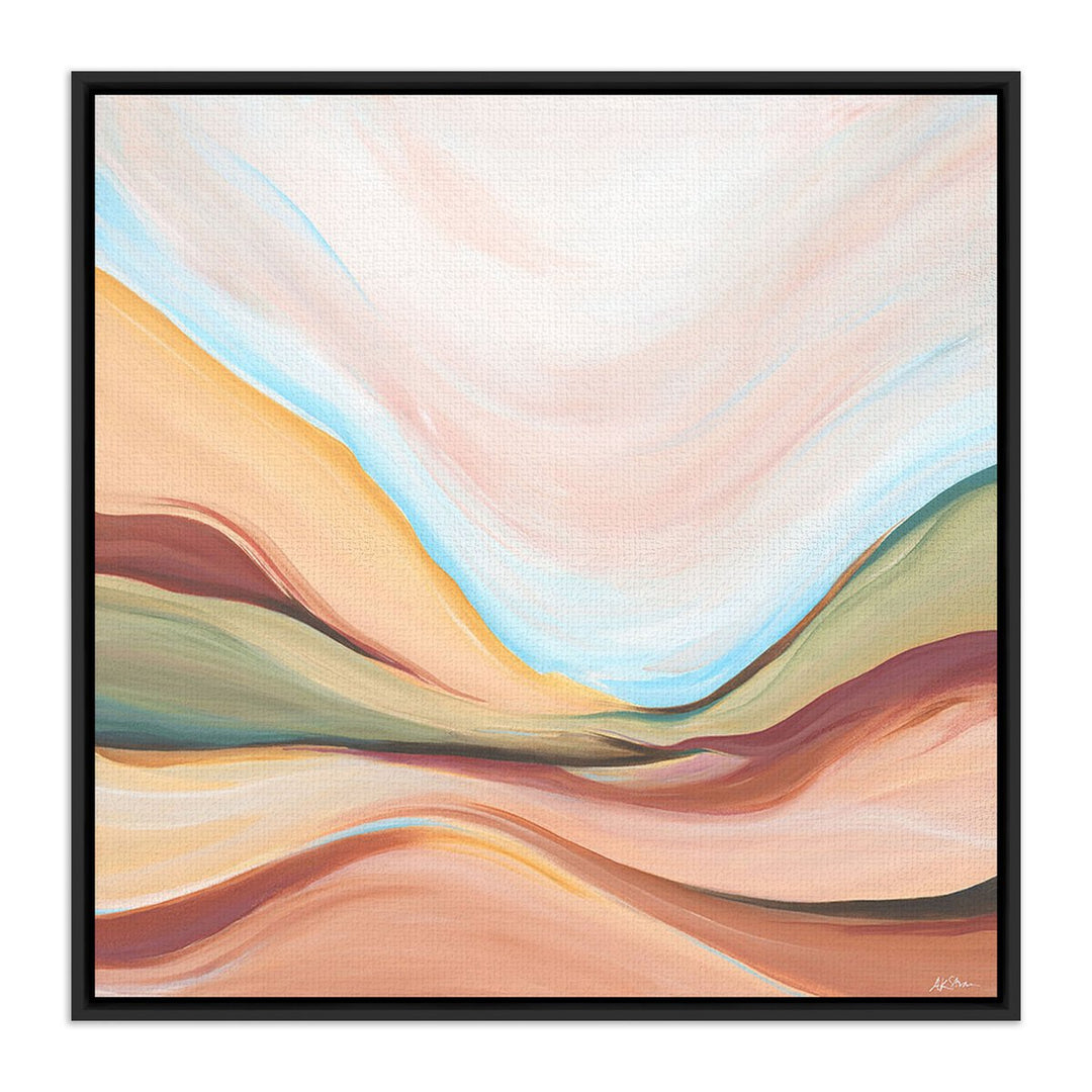 Canyon Draw By Ahn Hee Strain - 40"X40" - Black Maple