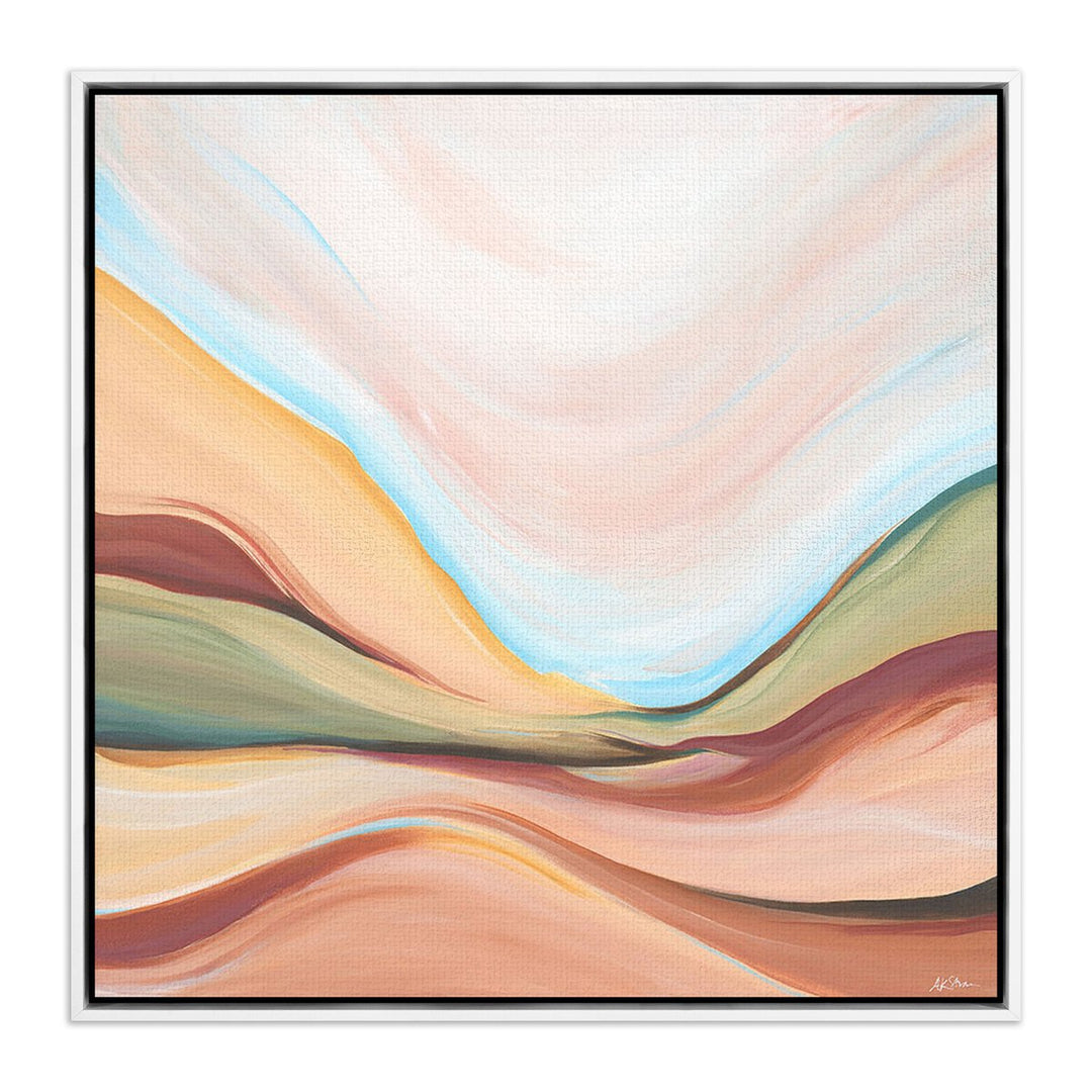 Canyon Draw By Ahn Hee Strain - 24"X24" - White Maple