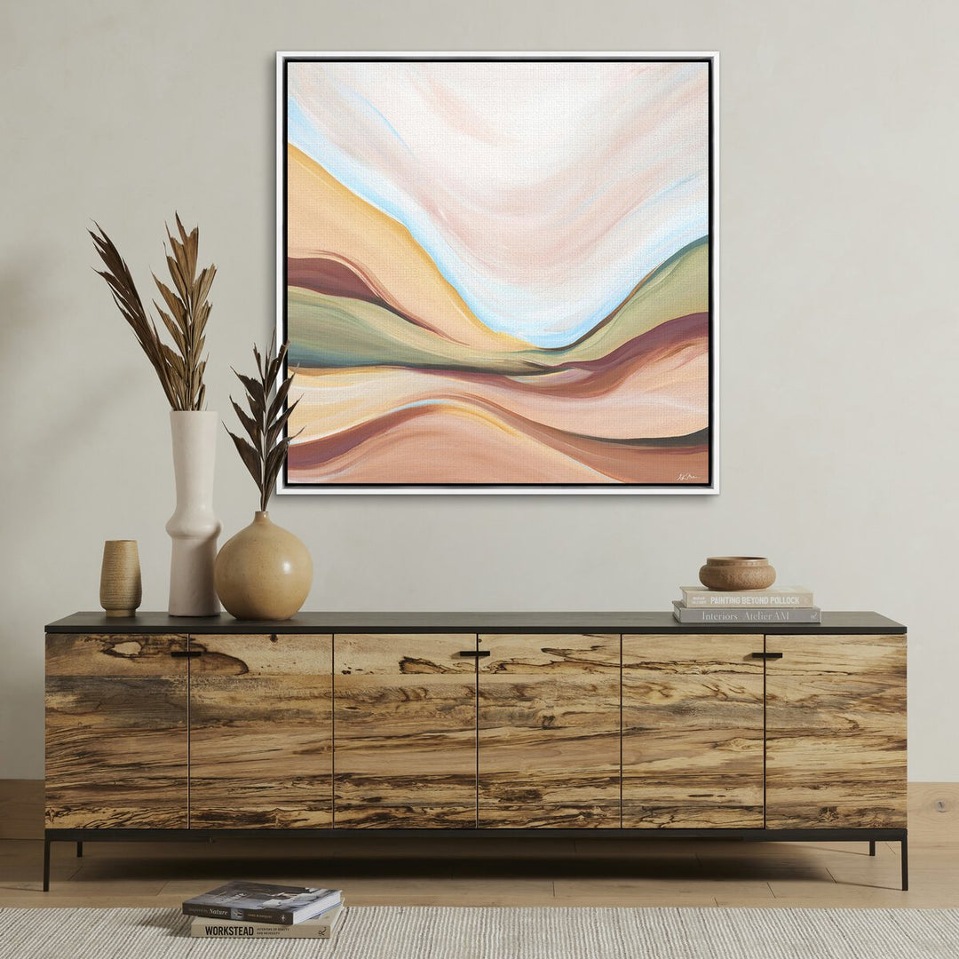 Canyon Draw By Ahn Hee Strain - 24"X24" - White Maple