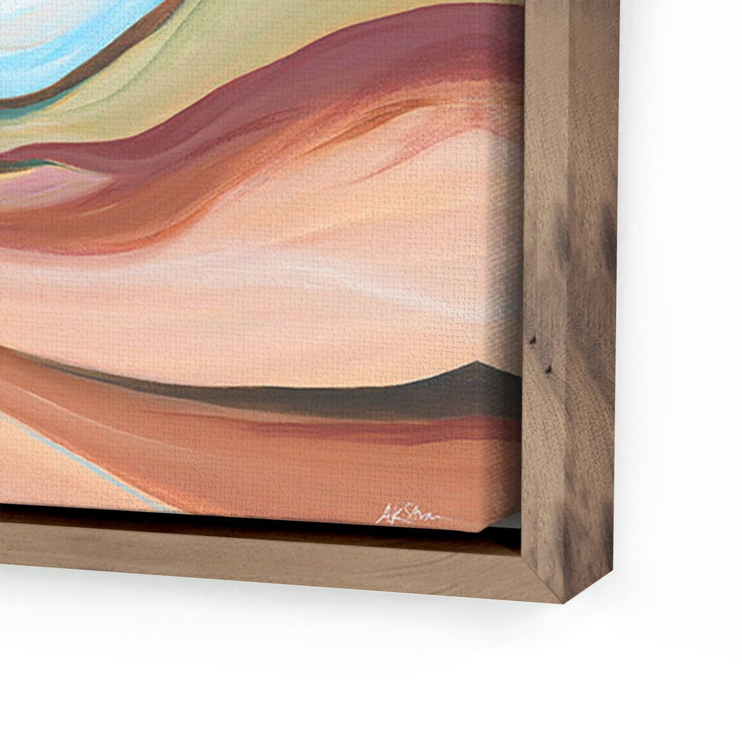 Canyon Draw By Ahn Hee Strain - 40"X40" - Rustic Walnut