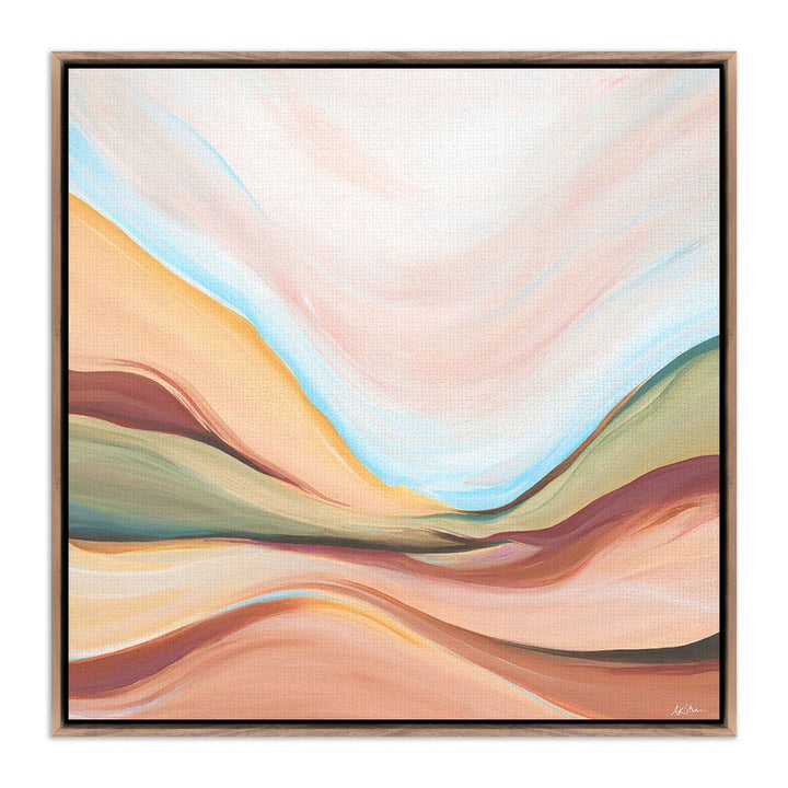 Canyon Draw By Ahn Hee Strain - 40"X40" - Rustic Walnut