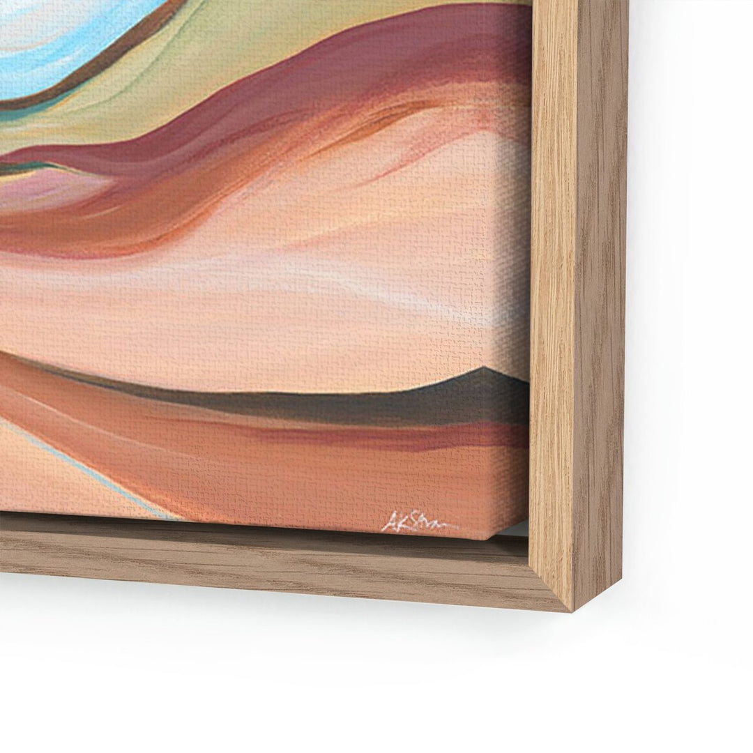 Canyon Draw By Ahn Hee Strain - 48"X48" - White Oak