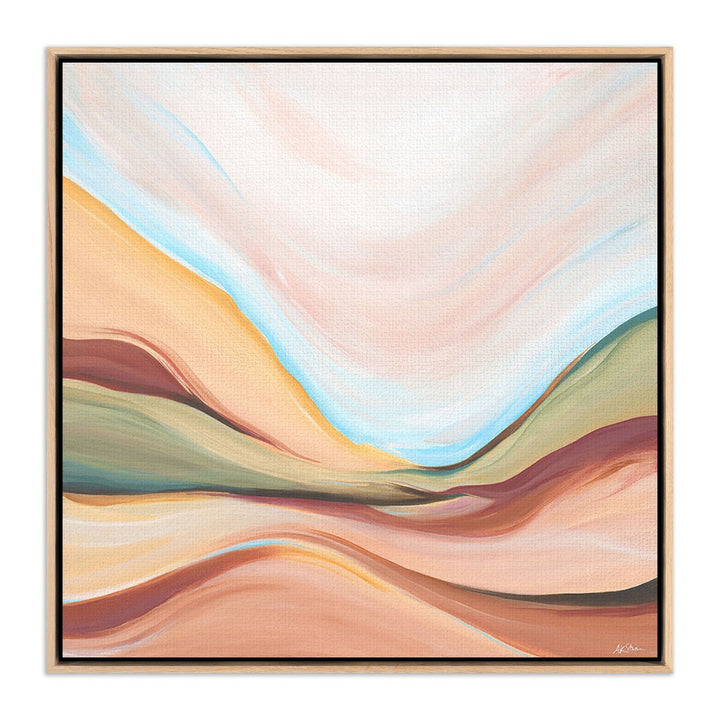 Canyon Draw By Ahn Hee Strain - 48"X48" - White Oak