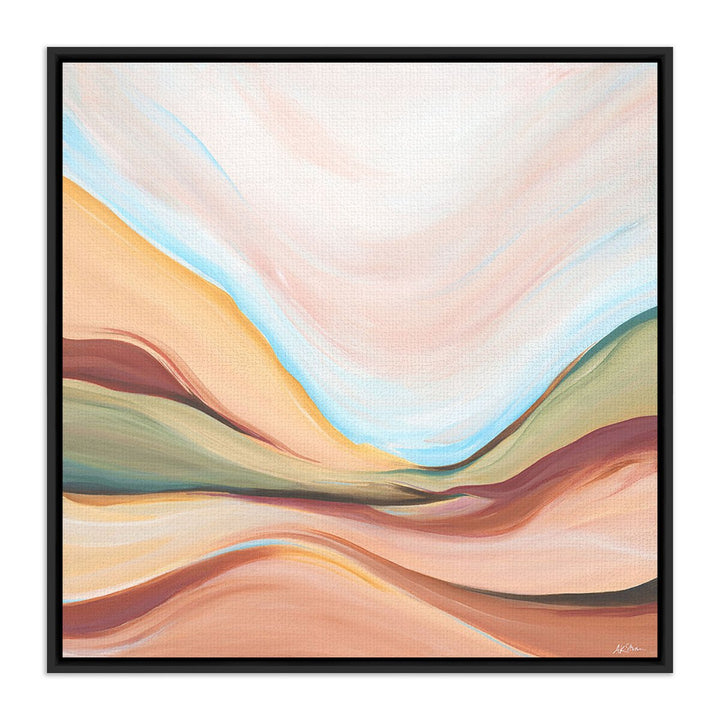 Canyon Draw By Ahn Hee Strain - 32"X32" - Black Maple