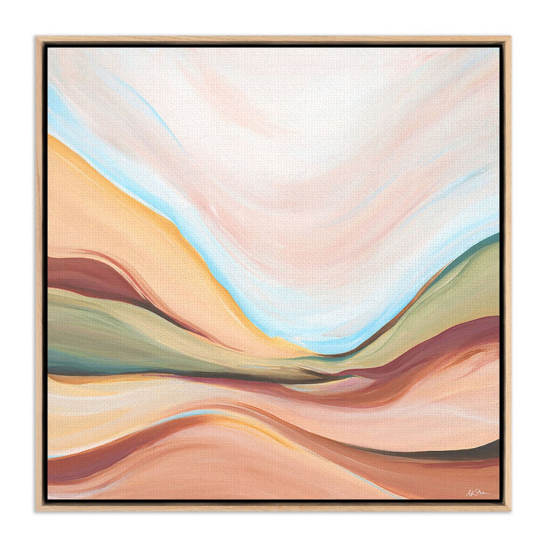 Canyon Draw By Ahn Hee Strain - 32"X32" - White Oak