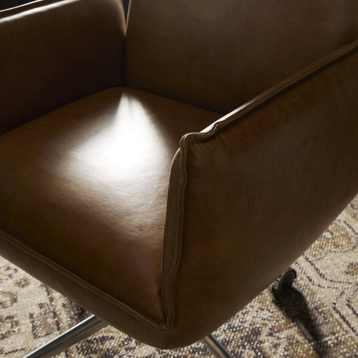 Lionel Desk Chair Kerbey Ivory