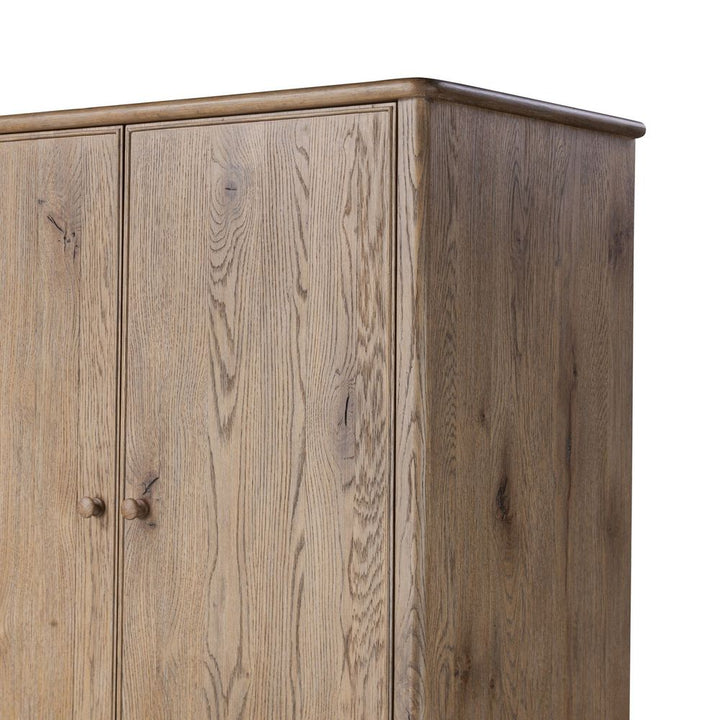 Pika Armoire - Weathered Oak Veneer