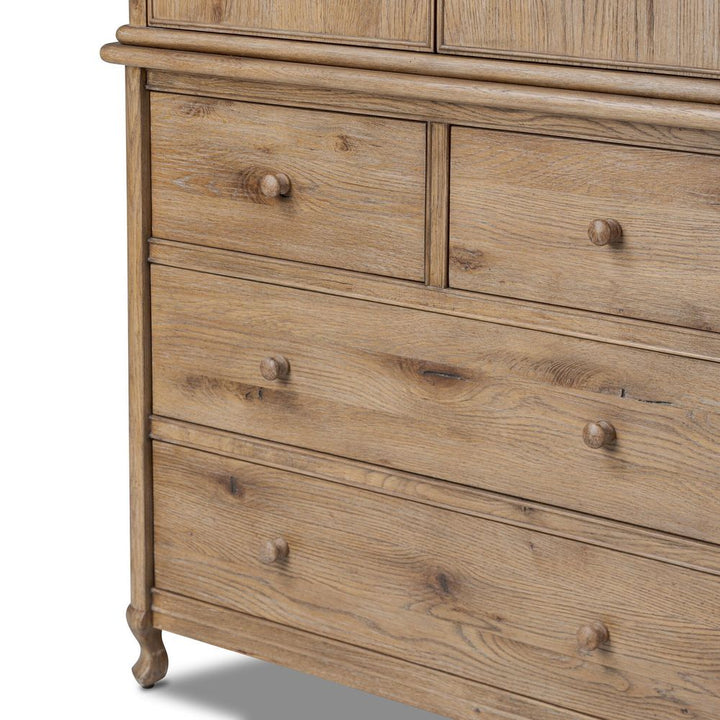 Pika Armoire - Weathered Oak Veneer
