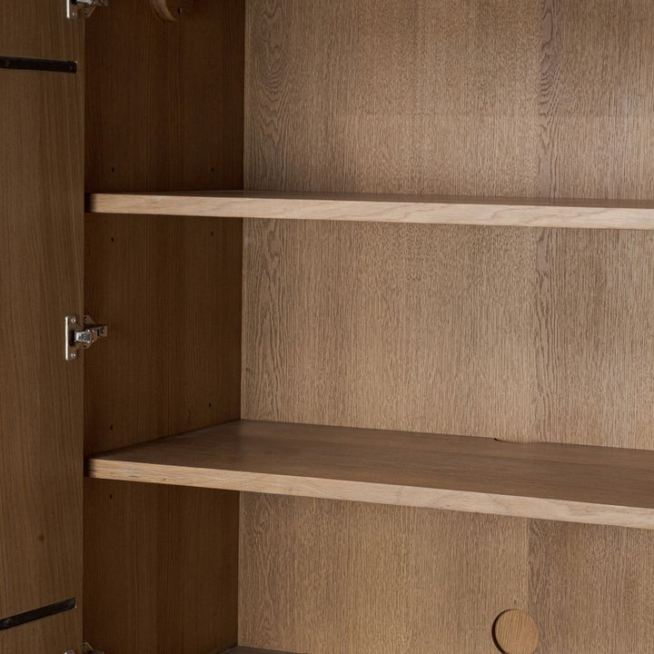 Pika Armoire - Weathered Oak Veneer