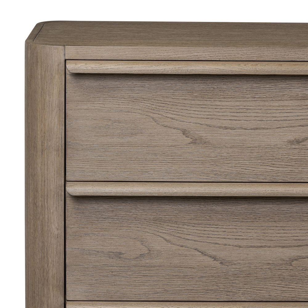 Primrose 6 Drawer Dresser - Natural Flat Oak Veneer