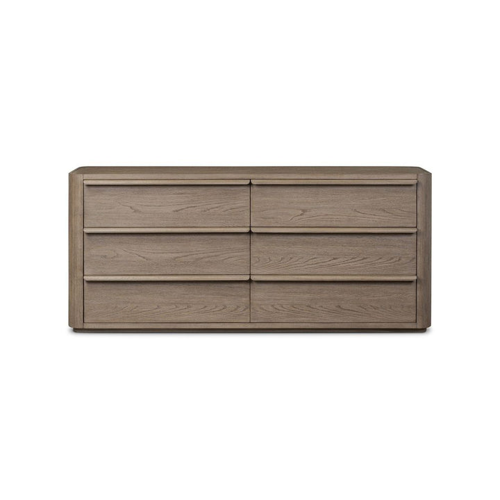 Dressers & Chests Primrose 6 Drawer Dresser - Natural Flat Oak Veneer