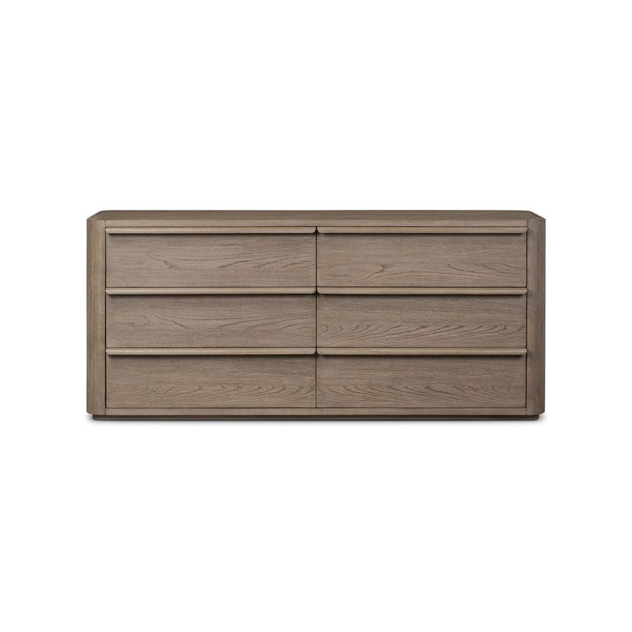 Dressers & Chests Primrose 6 Drawer Dresser - Natural Flat Oak Veneer