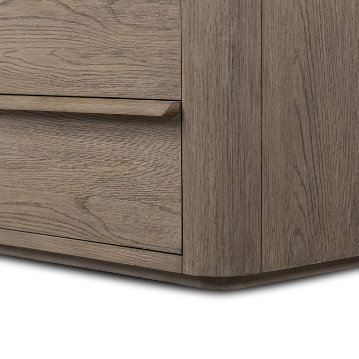 Primrose 10 Drawer Dresser - Natural Flat Oak Veneer