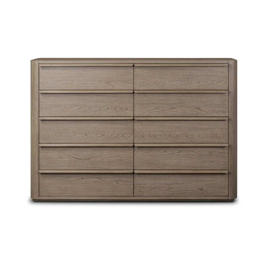 Dressers & Chests Primrose 10 Drawer Dresser - Natural Flat Oak Veneer