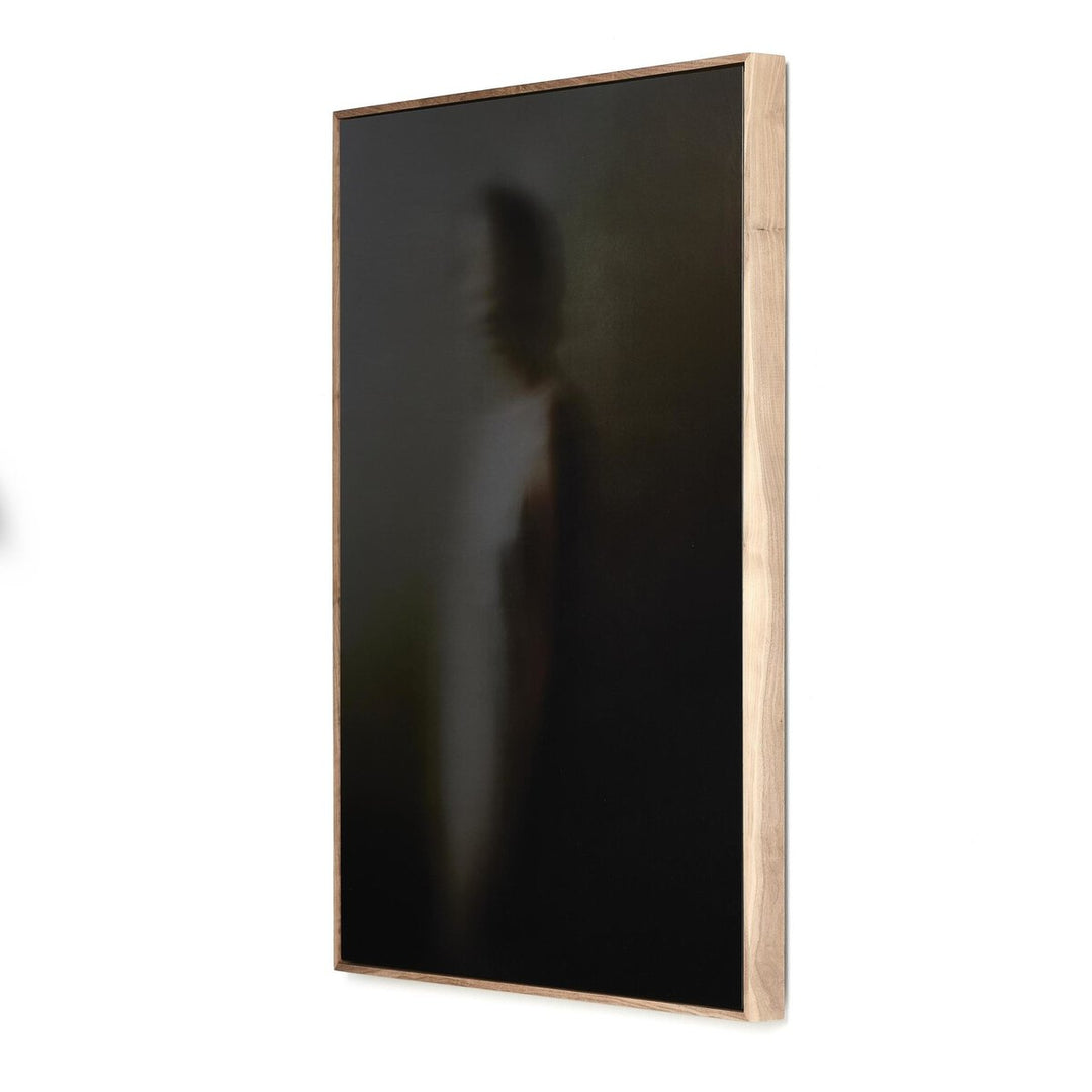 Foggy Dream Ii By Coup D'Esprit - 18"X24" - Rustic Walnut - Framed Metal