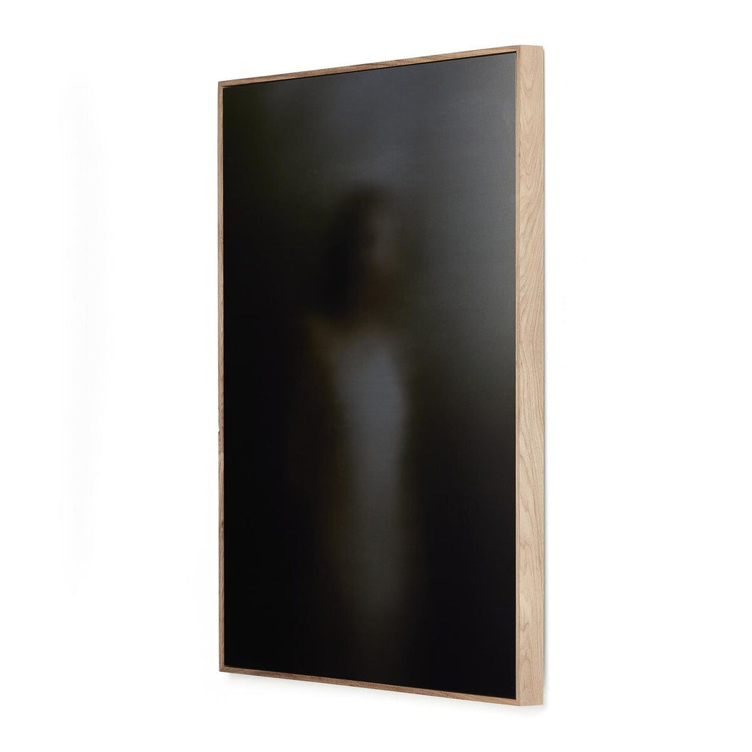 Foggy Dream I By Coup D'Esprit - 24.25"X32" - Rustic Walnut - Framed Metal