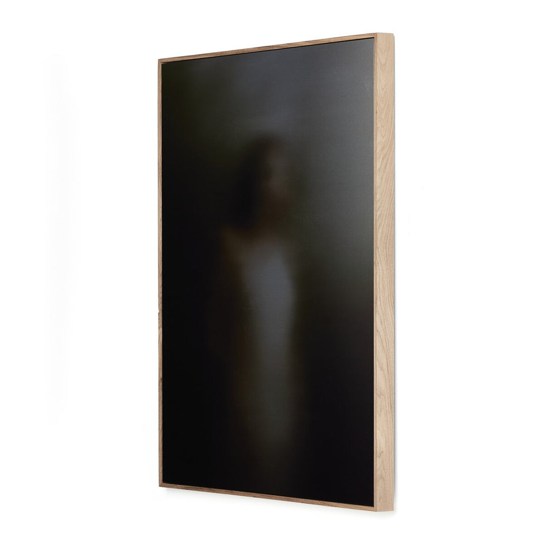 Foggy Dream I By Coup D'Esprit - 30.25"X40" - Rustic Walnut - Framed Metal