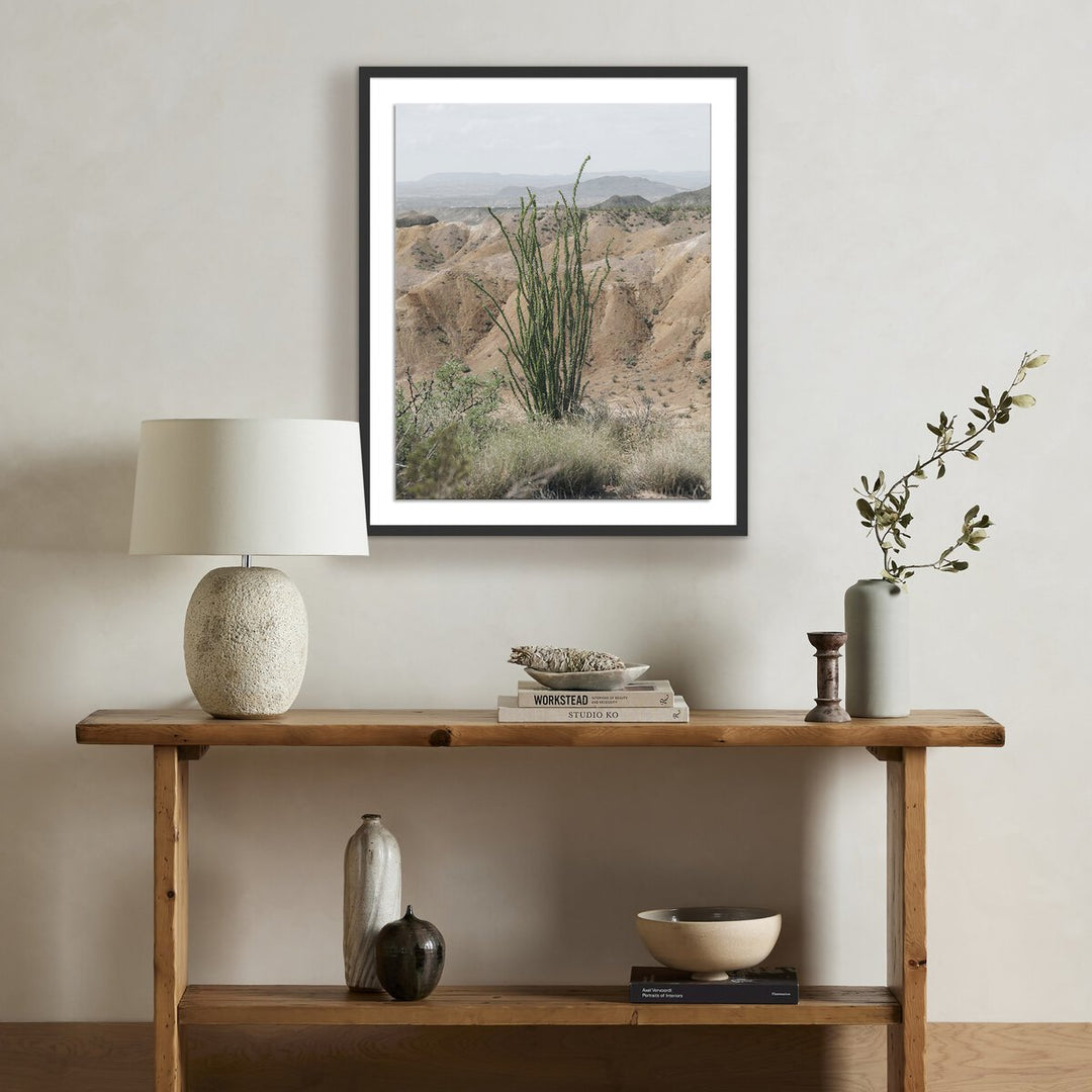 Ocotillo By Mandy Steinback - 26.5"X32" - Black Maple