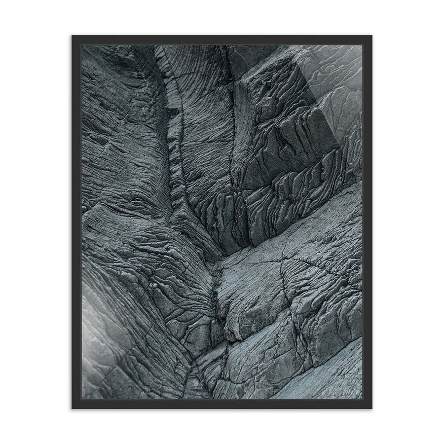 Wall Art Dry Land Ii By Mandy Steinback - 48.25"X60" - Black Maple - Framed Metal
