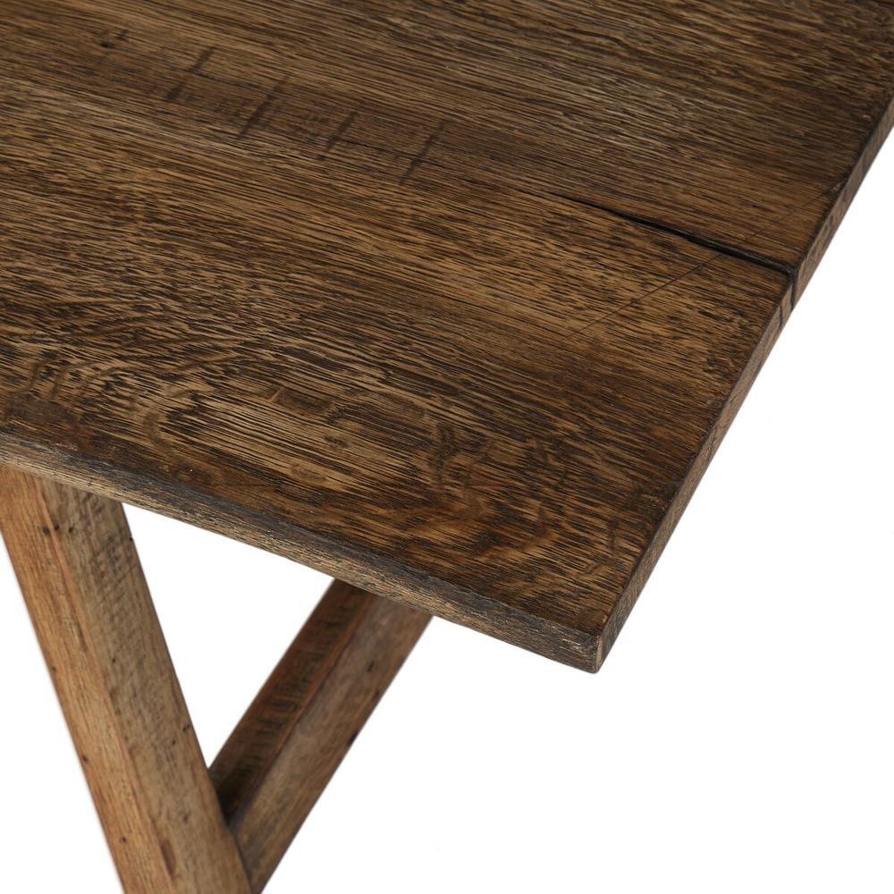 Elio Coffee Table Small: Burnt Bleached Oak