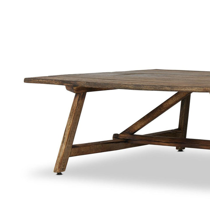 Elio Coffee Table Small: Burnt Bleached Oak