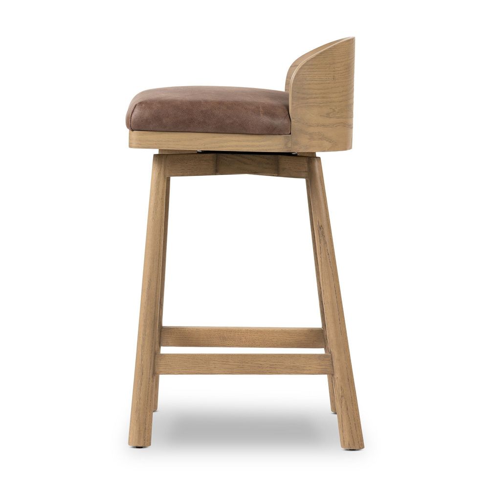 Bar & Counter Stools Cloris Swivel Bar + Counter Stool - Palermo Cigar